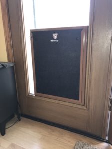 in-glass dog door